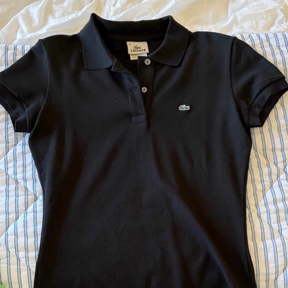 Lacoste Classic Black Polo in Size 38